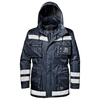 POLICE JACKET - Hi-Vis Reflective Bands - Waterproof - Detachable Inner Jacket