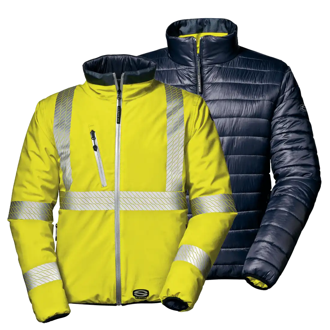 BANF JACKET - Class 3 - Hi-Vis Reflective Bands - Reversible Design