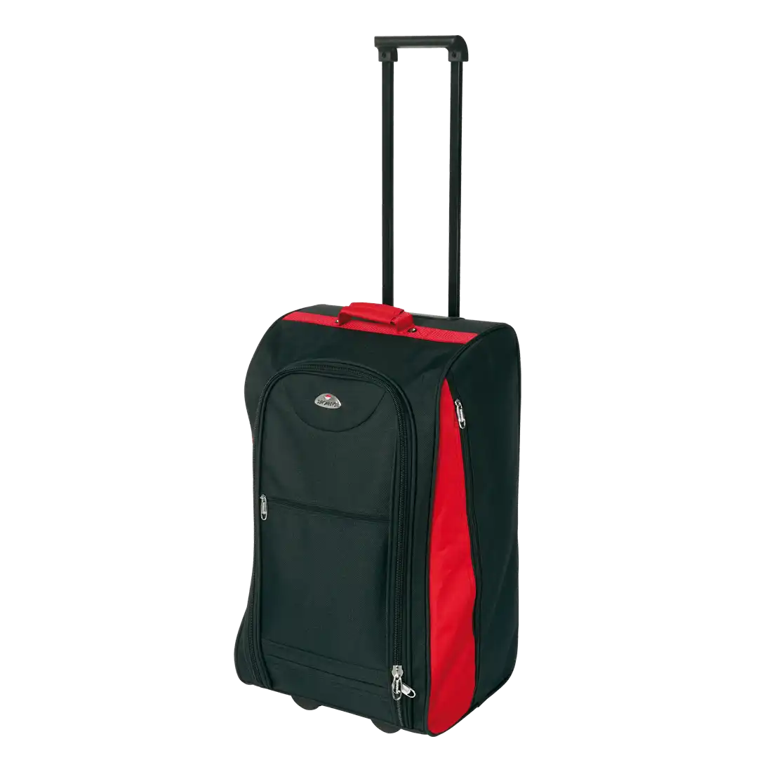 PACIFIC TROLLEY Bag - Semi-Rigid - Retractable Telescopic Handle - Two-Way Zipper Closure