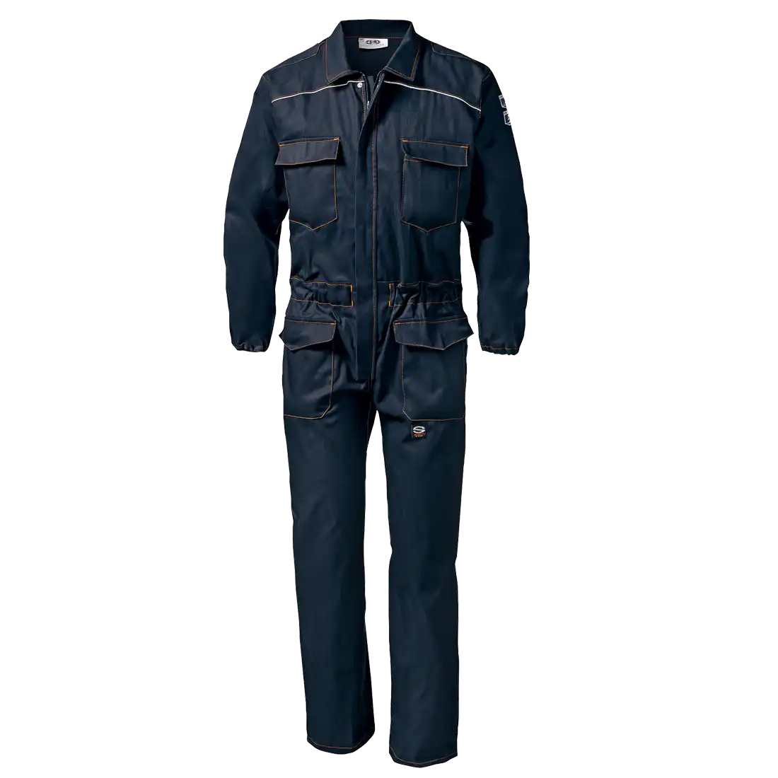 POLYTECH COVERALL - Reflective Piping - Antistatic Fabric - Flame Resistant