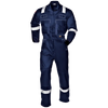 LIGHT CARBOFLAME COVERALL - Hi-Vis Reflective Bands - Flame-Resistant - Cotton-Carbon Fibre Blend