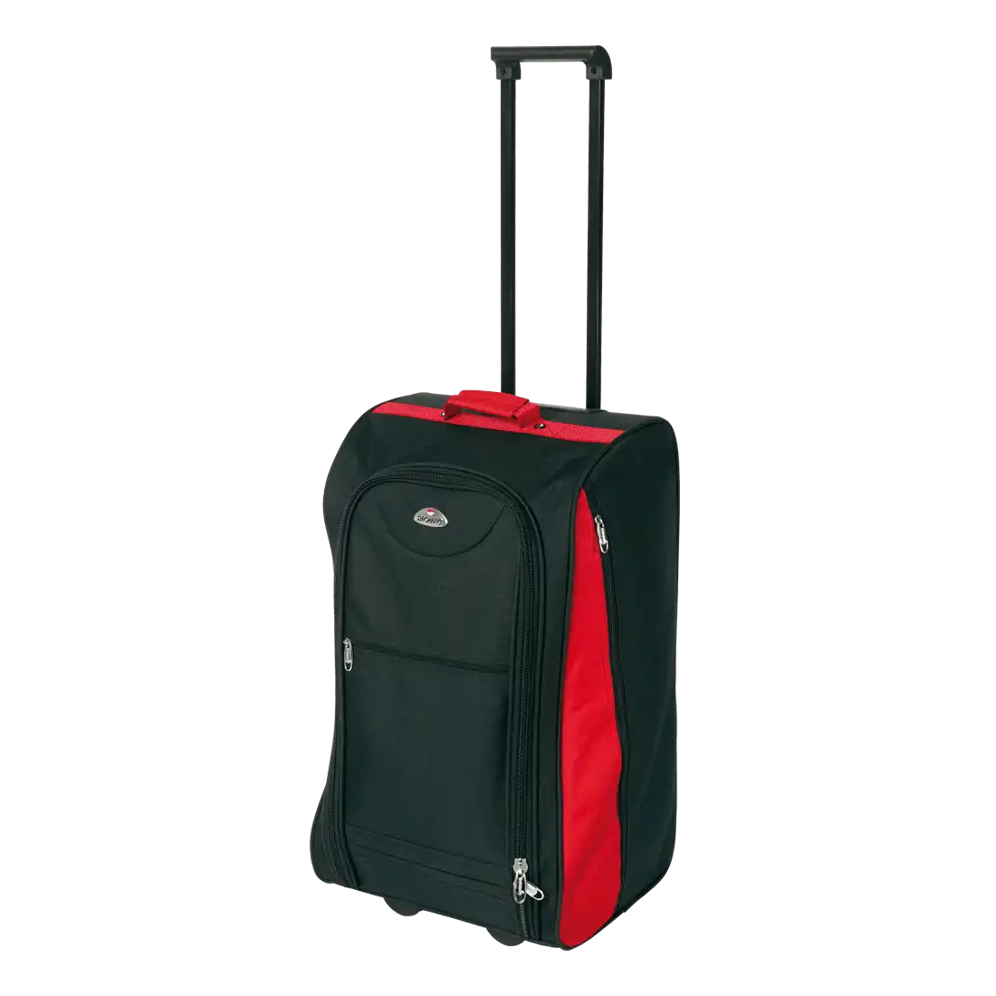 PACIFIC TROLLEY Bag - Retractable Telescopic Handle - Semi-Rigid - Three Outer Pockets