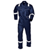 LIGHT CARBOFLAME COVERALL - Hi-Vis Reflective Bands - Flame-Resistant - Cotton-Carbon Fibre Blend