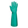 GREEN NITRON GLOVES - Chemical-Resistant - Food-Safe - Flexible - Pack of 12 Pieces