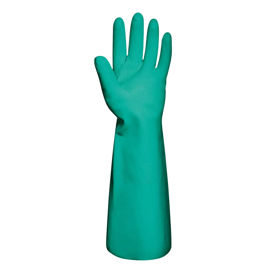 GREEN NITRON GLOVES - Chemical-Resistant - Food-Safe - Flexible - Pack of 12 Pieces