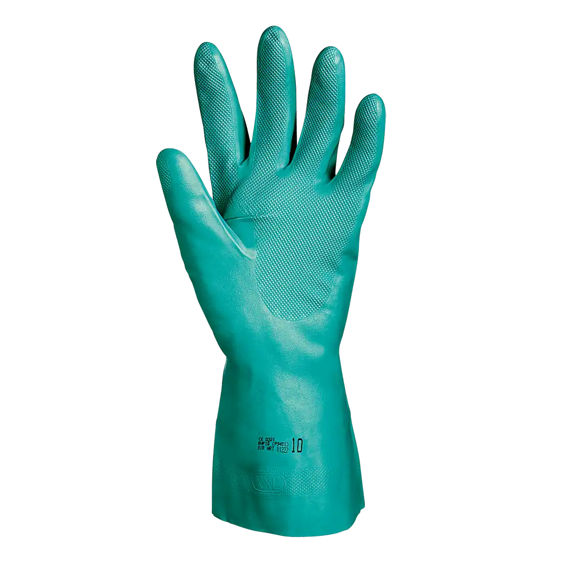 NITRON GLOVES CM33 - Food Safe - Chemical Resistant - Flock-Lined - Pack of 12 Pieces