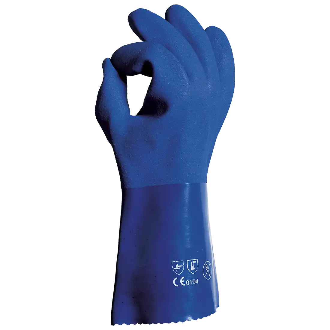 MANADO GLOVES - PVC Construction - Cotton Knit Lining - Textured Finish - Pack of 12 Pieces