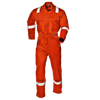 LIGHT CARBOFLAME COVERALL - Hi-Vis Reflective Bands - Flame-Resistant - Cotton-Carbon Fibre Blend