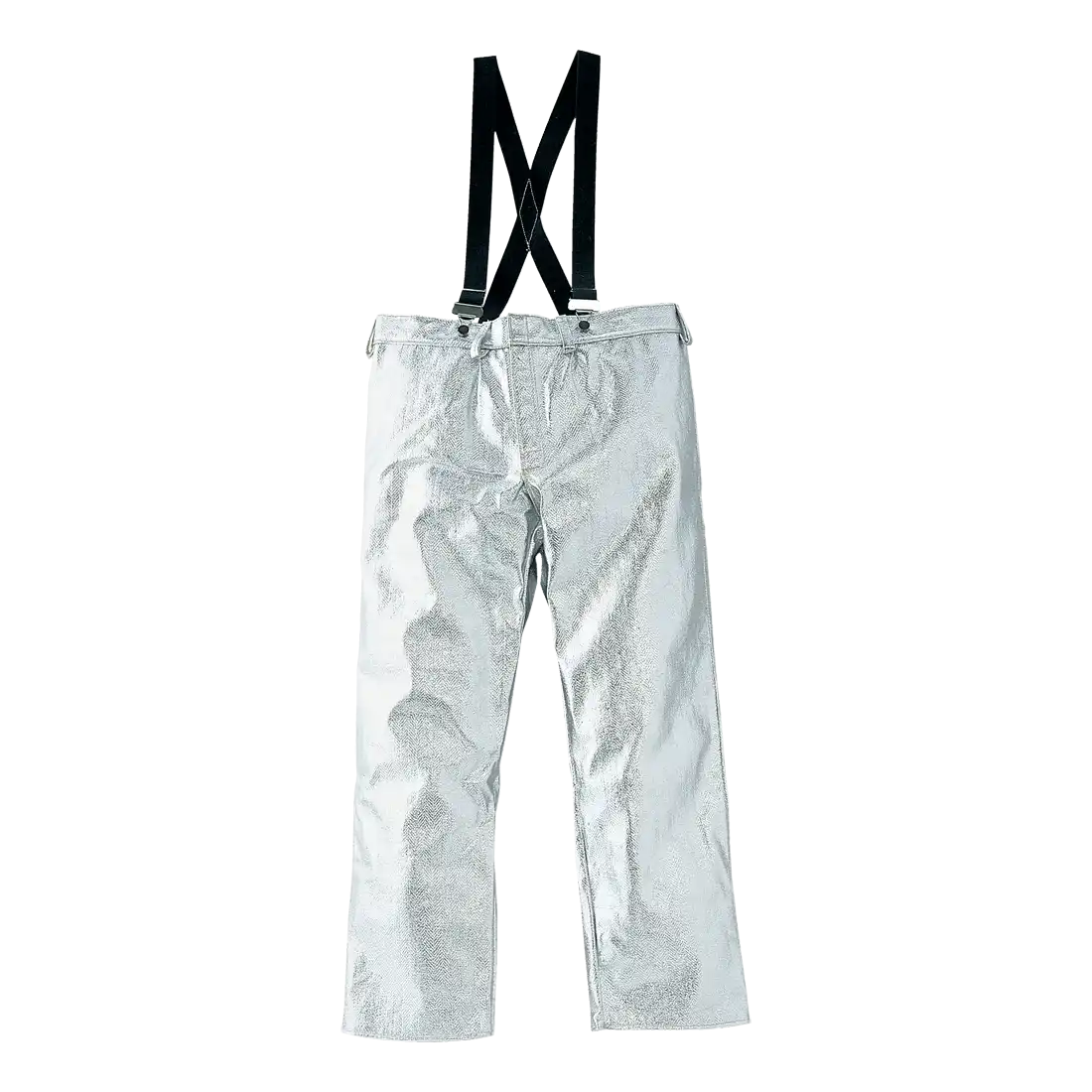 PROXIMITY TROUSERS - Aluminized Para-Aramid Fibre - Adjustable Shoulder Straps - Concealed Snap Buttons