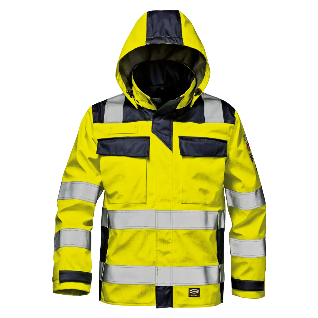 MICROLINES SPRING JACKET - Class 3 - Reflective Band - Detachable Hood